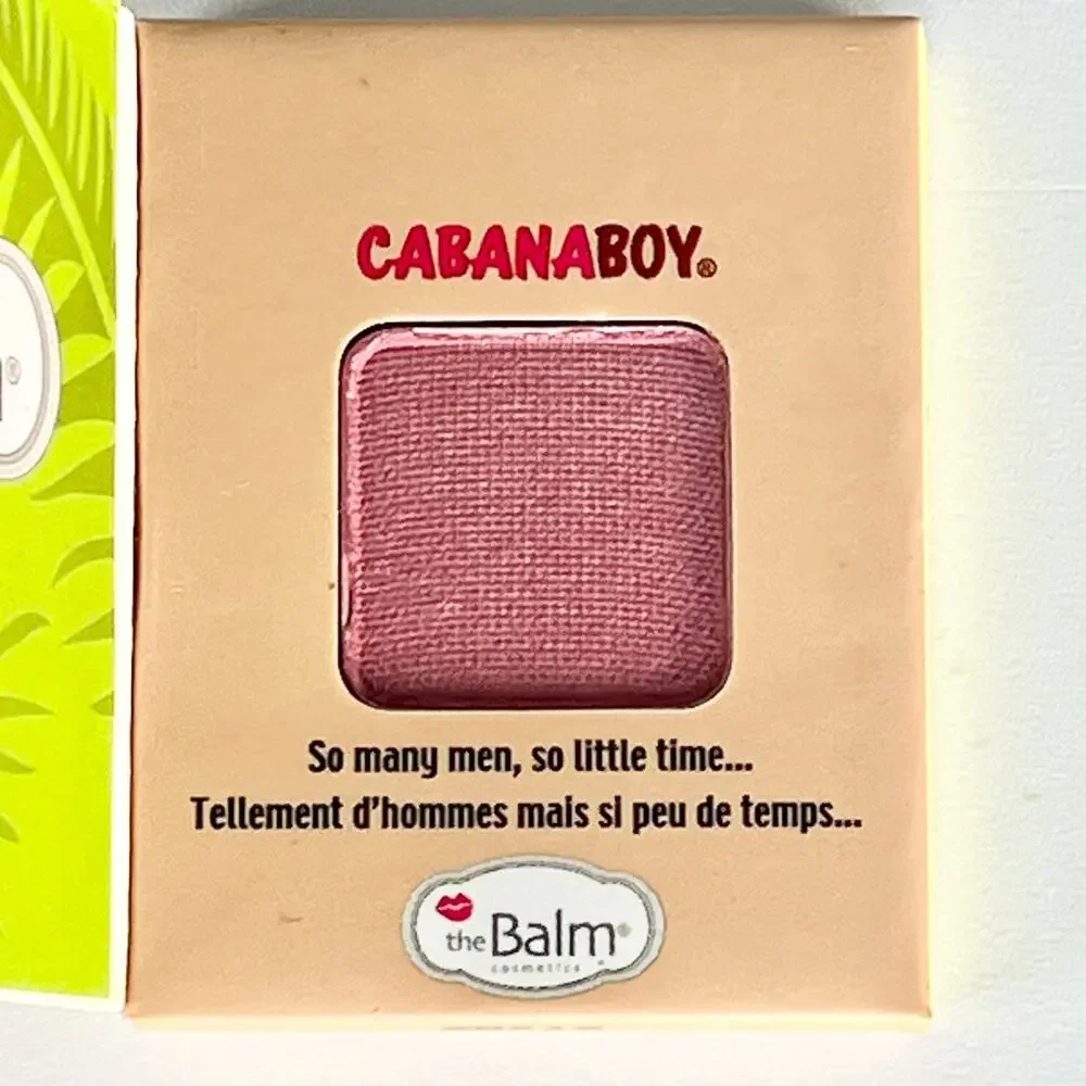 The Balm CabanaBoy Blush Eye Shadow Rose Clean Travel .02 oz .57g New